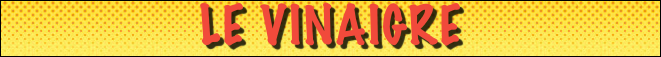 Le vinaigre